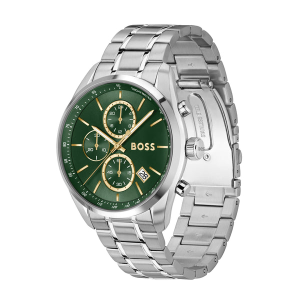 BOSS 'Grand Prix 44' Gents Chronograph Bracelet Watch 1514266