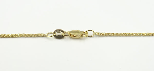 9ct gold fine Spiga chain 18". 2.2gr