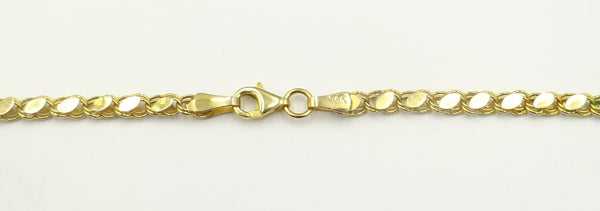 14ct gold "Pullu" chain 22". 7gr